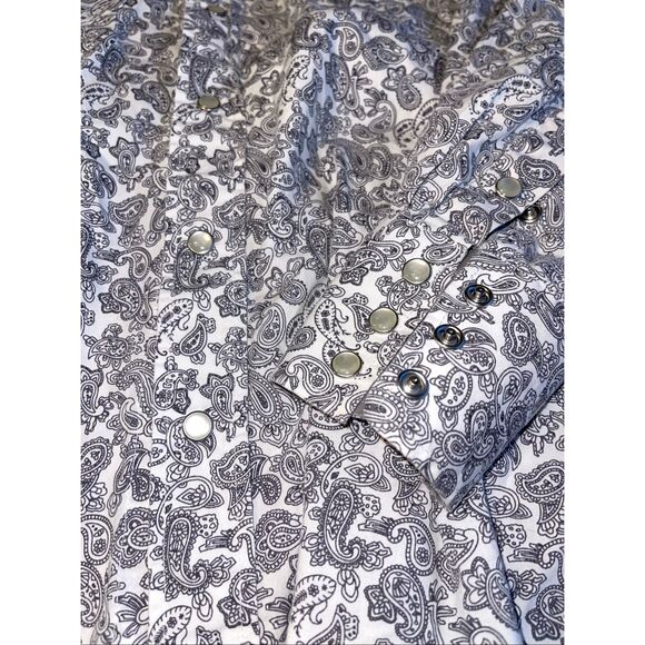 Drysdales Vintage Western Button Up Pearl Snap Men’s Size Medium - Picture 2 of 6